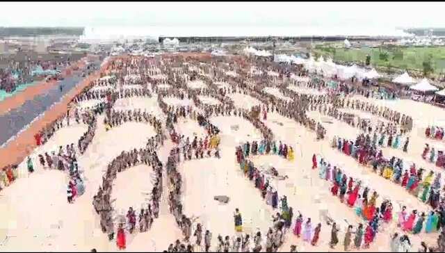 13 వేల మంది గిరిజనులతో థింసా డ్యాన్స్!