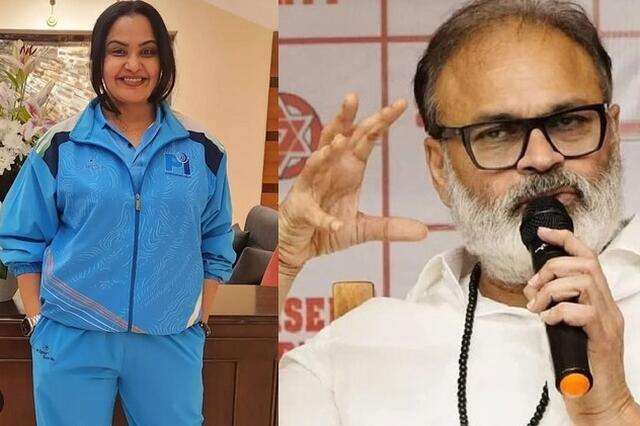 పతకాలు కొట్టిన ప్రగతి.. నాగబాబు కితాబు