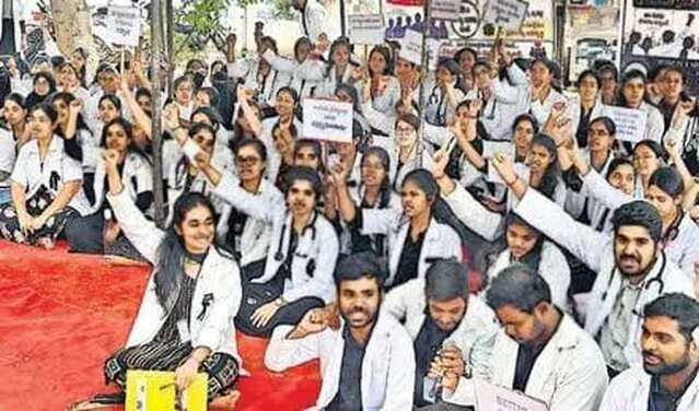 జూనియర్ డాక్టర్ల ఫేజ్-2 ఆందోళన