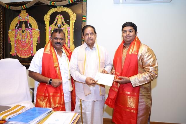 టీటీడీ ఎస్వీ ప్రాణదానం ట్రస్ట్ కు రూ. కోటి విరాళం