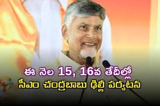 ఢిల్లీలో ఏపీ సీఎం చంద్రబాబు 2 రోజుల పర్యటన