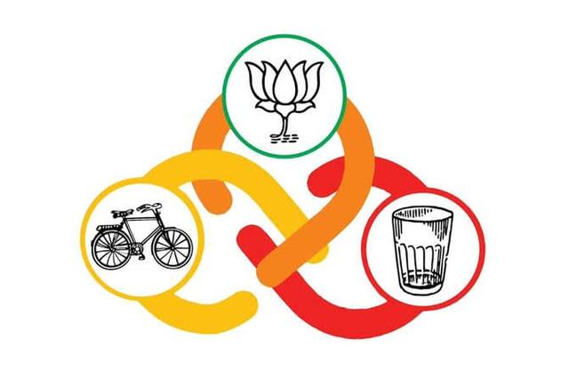 స్థానికంలో కూటమి పార్టీల పోరు!