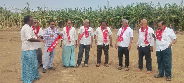 భూములు బలవంతంగా తీసుకోవటం అన్యాయం