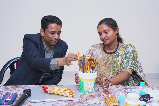 క‌ళాత్మ‌కంగా స్వ‌యం ఉపాధి..