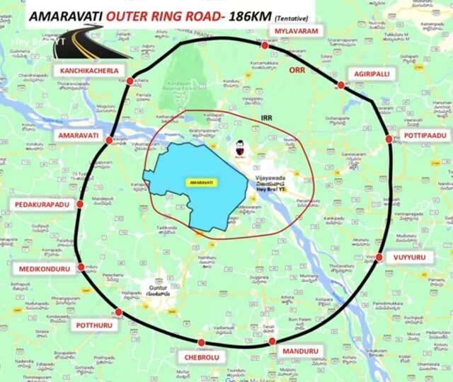 ఇన్నర్, ఔటర్ మధ్య అభివృద్ధి కారిడార్లు