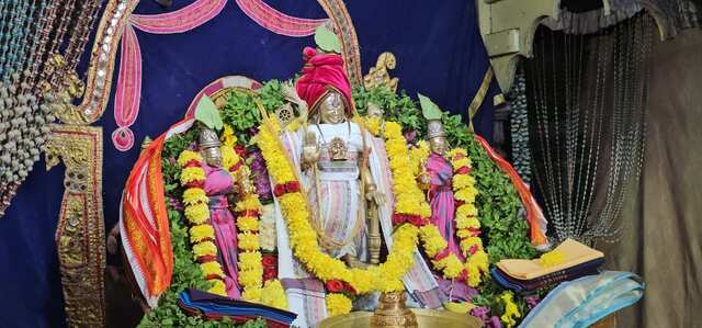 కళ్యాణ మండపంలో నేత్రపర్వంగా 'గరుడ సేవ'