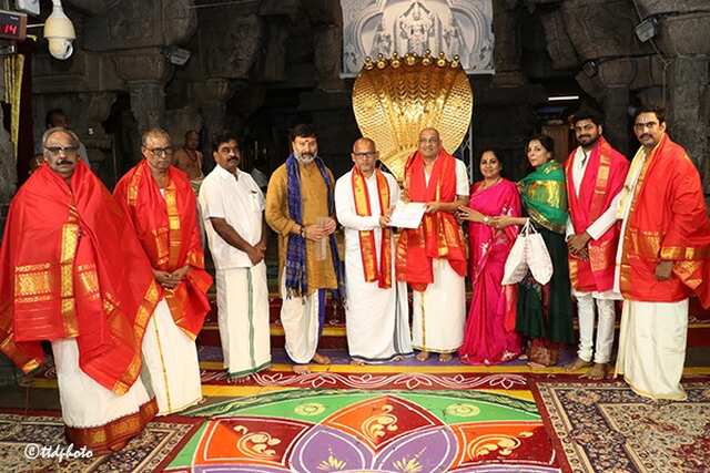టీటీడీకి రూ.2.50 కోట్లు విరాళం