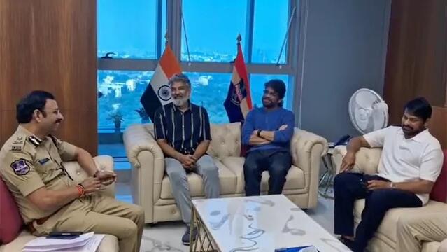 సీపీ సజ్జనార్‌తో సినీ ప్రముఖుల భేటీ