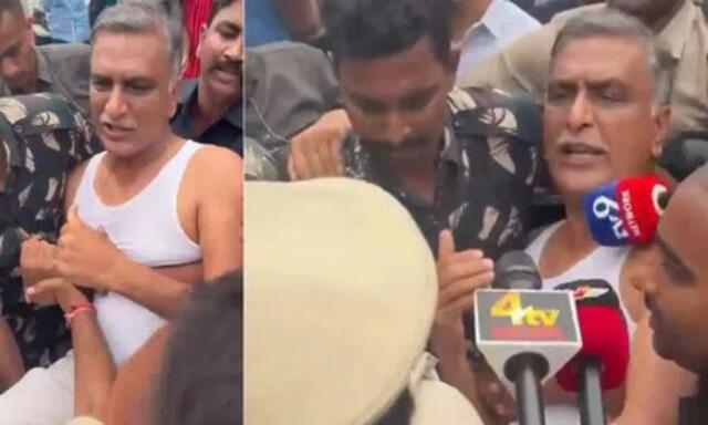 చొక్కా విప్పి రోడ్డెక్కిన మాజీ మంత్రి