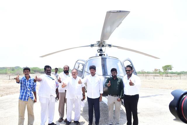 మసులా బీచ్ ఫెస్టివల్లో హెలీ రైడ్స్