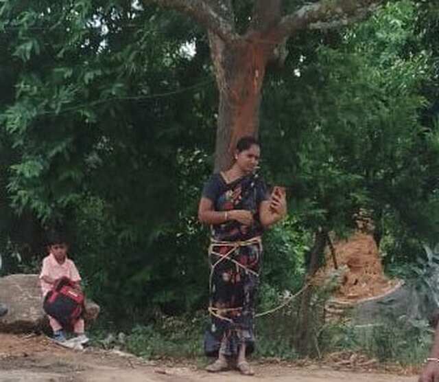 చెట్టుకు కట్టేసి మహిళపై దాడి.. సీఎం సీరియస్!
