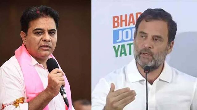 ట్విట్టర్‌లో రాహుల్‌గాంధీకి కేటీఆర్‌ ప్రశ్నలు