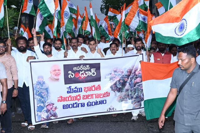 కడపలో తిరంగా ర్యాలీ