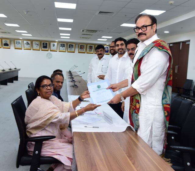 ఎమ్మెల్సీ అభ్యర్థిగా నాగబాబు నామినేషన్