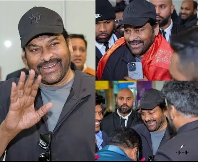 అవార్డు స్వీకరణకు లండన్‌ వెళ్లిన చిరంజీవి 