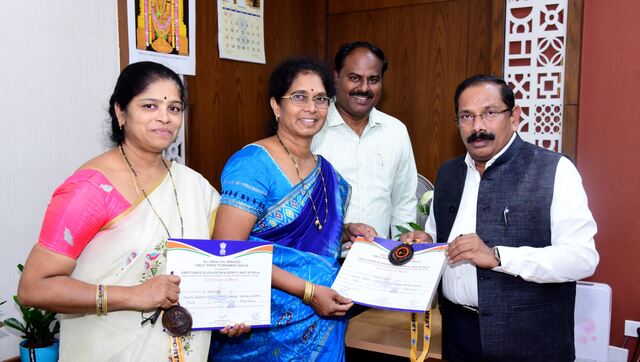 పతకాలు సాధించిన ఉద్యోగినులకు సిఎస్ అభినందలు 
