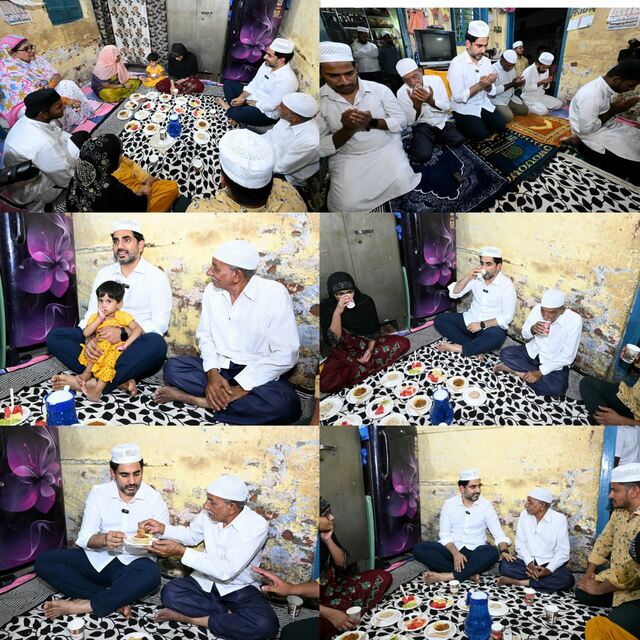 పేద ముస్లిం నివాసంలో మంత్రి నారా లోకేష్ ఇఫ్తార్ విందు