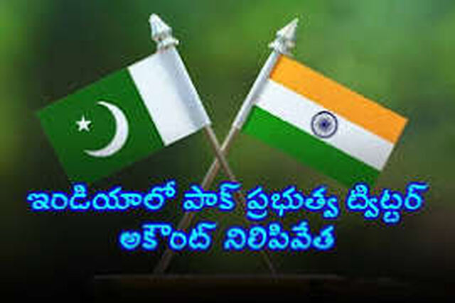 పాక్ ప్రభుత్వ ట్విటర్ ఖాతా నిలిపివేత