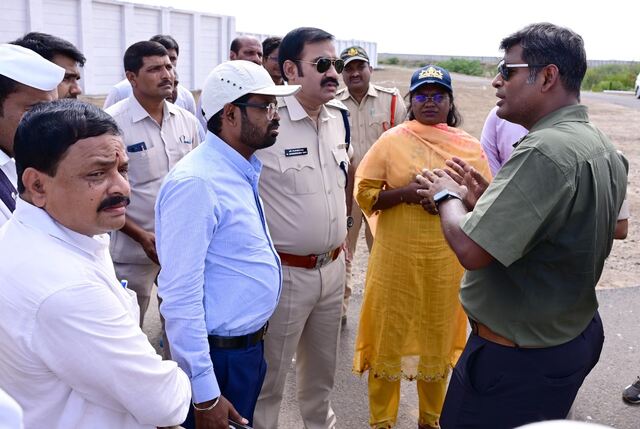 గుల్లలమోద క్షిపణి పరీక్షా కేంద్రాన్ని సందర్శించిన ఎస్పీ 