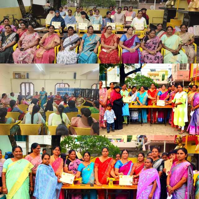 మంత్రి లోకేష్ సహకారంతో కుట్టుమిషన్లు పంపిణీ