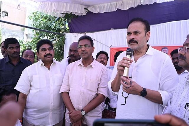 పిఠాపురంలో ఎమ్మెల్సీ నాగబాబు పర్యటన