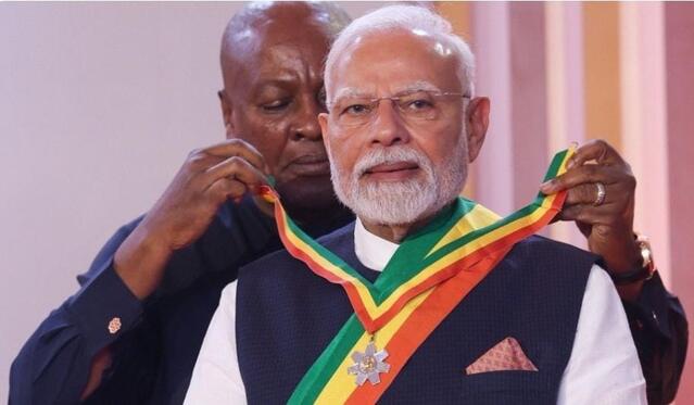 ప్రధాని మోదీకి ఘనా అత్యున్నత పురస్కారం