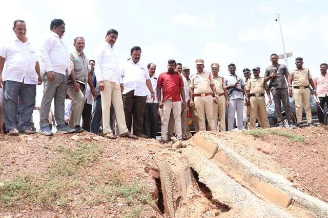 హైవే పనుల్లో నాణ్యతపై మంత్రి బీసీ ఆగ్రహం