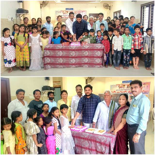 శరణాలయంలో నూతన సంవత్సర వేడుకలు