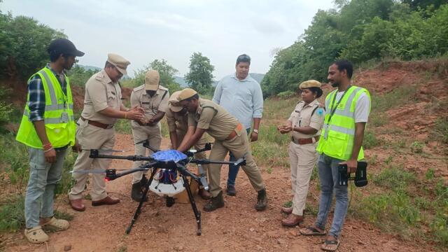 వెయ్యి ఎకరాల్లో డ్రోన్ల సాయంతో సీడ్ బాల్స్
