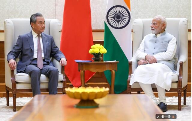 ప్రధాని మోదీతో చైనా మంత్రి భేటీ