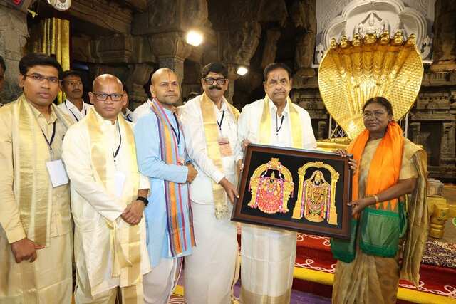 శ్రీవారిని దర్శించుకున్న భారత రాష్ట్రపతి