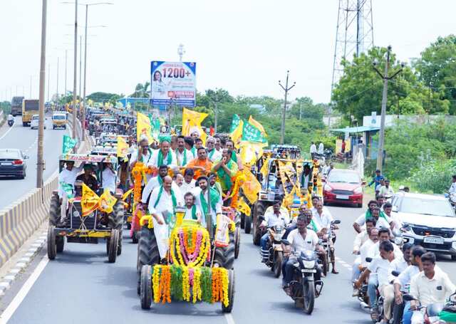 సర్వేపల్లిలో హోరెత్తిన రైతు సంతోషం