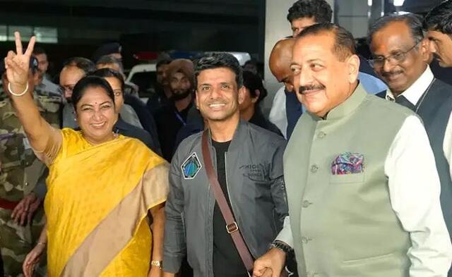 స్వదేశానికి శుభాంశు శుక్లా.. ఘన స్వాగతం.!