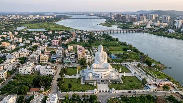 విజయవాడ-అమరావతి మధ్య సిగ్నేచర్ బ్రిడ్జి
