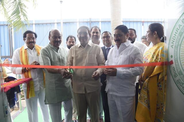 అసెంబ్లీ ప్రాంగణంలో అనెక్స్ భవనాన్ని ప్రారంభించిన స్పీకర్ అయ్యన్నపాత్రుడు