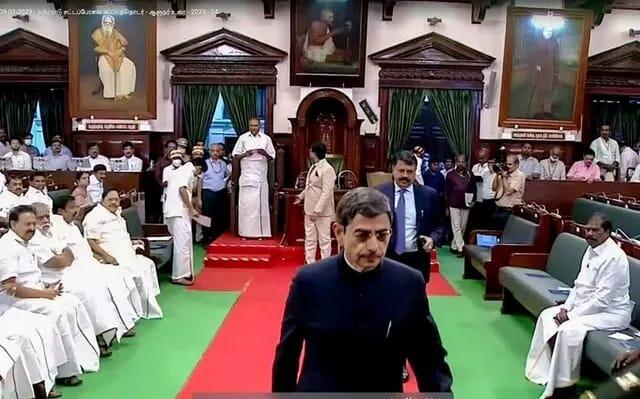అసెంబ్లీ నుంచి వెళ్లిపోయిన గవర్నర్