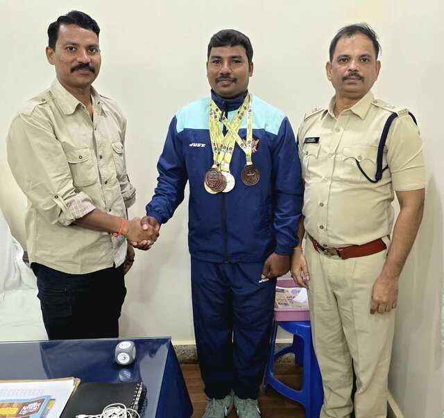 పోలీస్ స్పోర్ట్స్ మీట్ లో టాస్క్ ఫోర్స్ కు బంగారు పతకాలు
