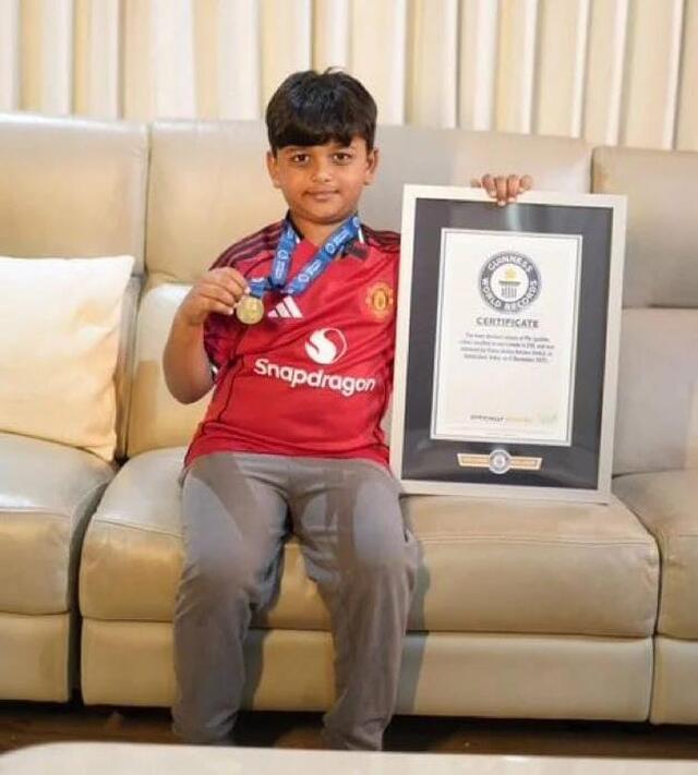 గంటా మనవడి ఘనత.. ఏకంగా గిన్నిస్!