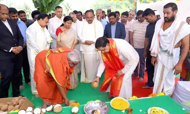తిరుమలలో ఐఓసీఎల్ గ్యాస్ స్టోరేజ్‍కి భూమిపూజ