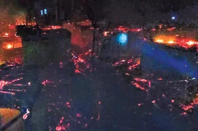 గ్రామంలో అగ్ని ప్రమాదం.. ఊరంతా దగ్ధం