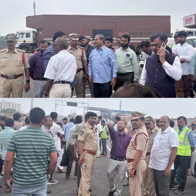 కాజా వద్ద పశ్చిమ బైపాస్‌ పనులకు శుభారంభం